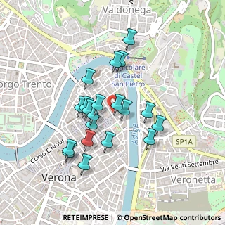 Mappa Via Arche Scaligere, 37121 Verona VR, Italia (0.381)