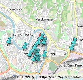 Mappa Via Arche Scaligere, 37121 Verona VR, Italia (0.89588)