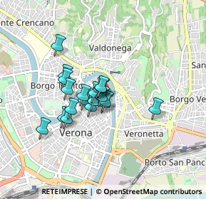Mappa Via Arche Scaligere, 37121 Verona VR, Italia (0.577)