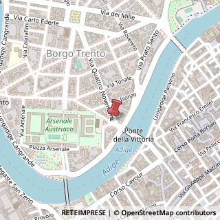 Mappa Piazzale Cadorna,  6, 37126 Verona, Verona (Veneto)
