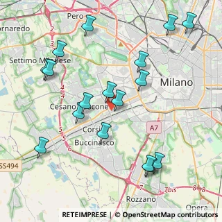 Mappa Via Privata Francesco Gonin, 20147 Milano MI, Italia (4.56353)