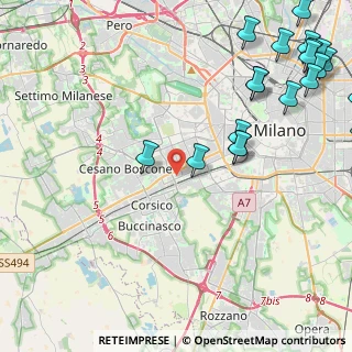 Mappa Via Privata Francesco Gonin, 20147 Milano MI, Italia (6.269)
