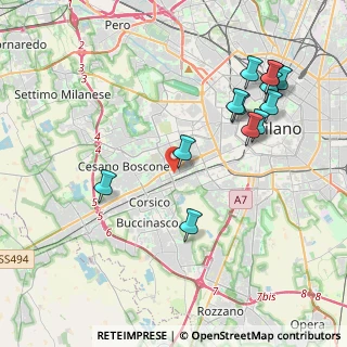 Mappa Via Privata Francesco Gonin, 20147 Milano MI, Italia (4.45231)