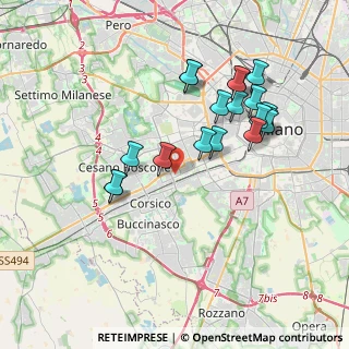 Mappa Via Privata Francesco Gonin, 20147 Milano MI, Italia (3.65526)