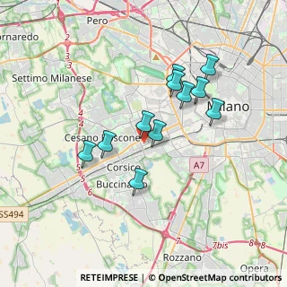 Mappa Via Privata Francesco Gonin, 20147 Milano MI, Italia (3.04091)