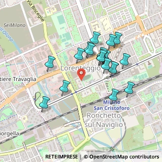 Mappa Via Privata Francesco Gonin, 20147 Milano MI, Italia (0.418)
