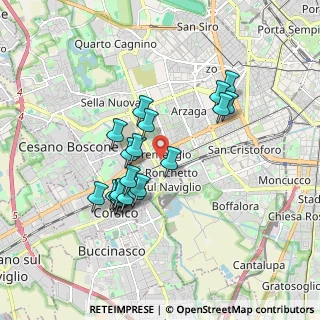 Mappa Via Privata Francesco Gonin, 20147 Milano MI, Italia (1.5555)