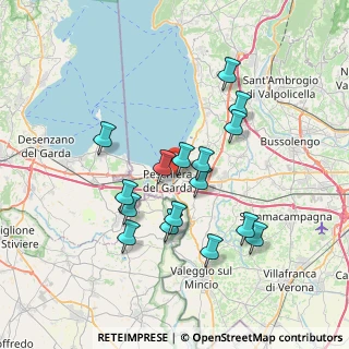 Mappa Via M. D'Azeglio, 37019 Peschiera del Garda VR, Italia (6.55438)