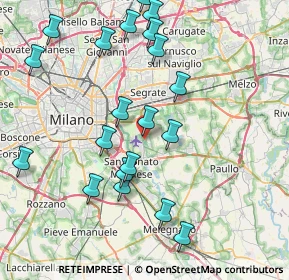 Mappa Via Filippo Turati, 20068 Peschiera Borromeo MI, Italia (8.643)