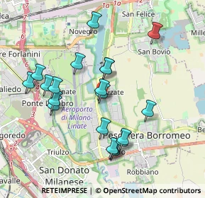 Mappa Via Filippo Turati, 20068 Peschiera Borromeo MI, Italia (1.846)