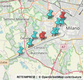 Mappa Via Marco Polo, 20152 Milano MI, Italia (3.37538)