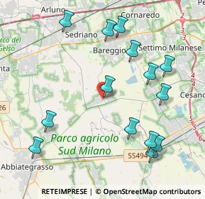 Mappa Via Vittorio Veneto, 20080 Cisliano MI, Italia (4.57214)
