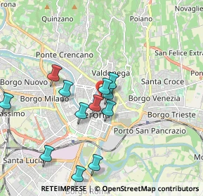 Mappa Piazzetta Monte, 37121 Verona VR, Italia (1.76833)