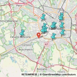 Mappa Via Faraday Michele, 20143 Milano MI, Italia (3.785)