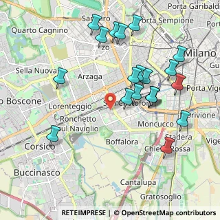 Mappa Via Faraday Michele, 20143 Milano MI, Italia (2.119)