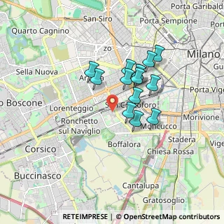 Mappa Via Faraday Michele, 20143 Milano MI, Italia (1.33071)