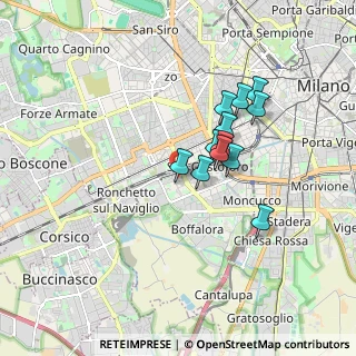 Mappa Via Privata Michele Faraday, 20143 Milano MI, Italia (1.36333)