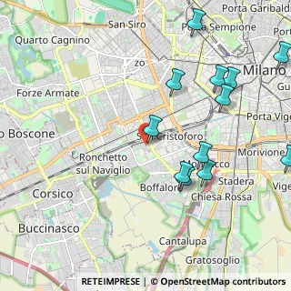 Mappa Via Faraday Michele, 20143 Milano MI, Italia (2.38917)