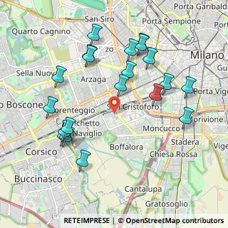 Mappa Via Faraday Michele, 20143 Milano MI, Italia (2.133)