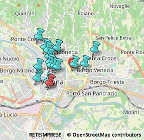 Mappa Via, 37100 Verona VR, Italia (1.40111)