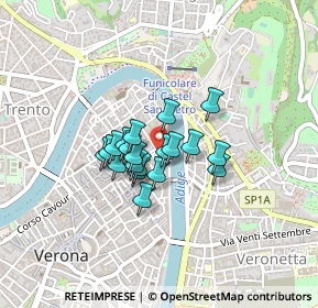 Mappa Via Trota, 37121 Verona VR, Italia (0.2595)