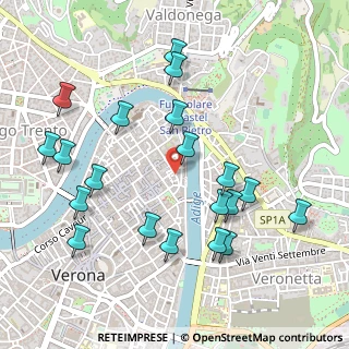 Mappa Via Trota, 37121 Verona VR, Italia (0.548)