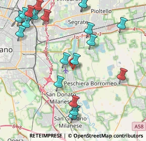 Mappa Via Achille Grandi, 20068 Peschiera Borromeo MI, Italia (5.2265)