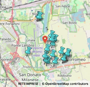 Mappa Via Achille Grandi, 20068 Peschiera Borromeo MI, Italia (1.663)