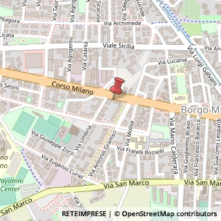 Mappa Corso Milano, 165, 37138 Verona, Verona (Veneto)