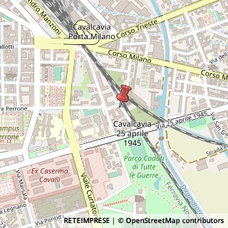 Mappa Via San Bernardino da Siena, 12, 28100 Novara, Novara (Piemonte)