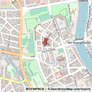 Mappa Via Raterio, 5, 37123 Verona, Verona (Veneto)