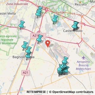 Mappa Via Pedrona, 25010 Montirone BS, Italia (5.0045)