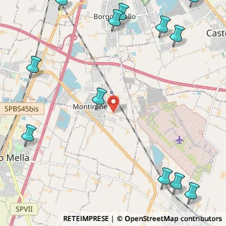 Mappa Via Pedrona, 25010 Montirone BS, Italia (3.49167)