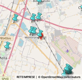 Mappa Via Pedrona, 25010 Montirone BS, Italia (3.065)