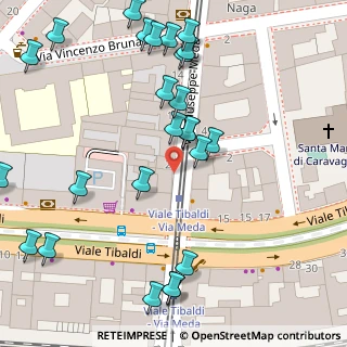 Mappa V.le Tibaldi Via Meda, 20141 Milano MI, Italia (0.068)