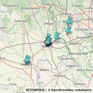 Mappa Viale Silvestro Curotti, 28100 Novara NO, Italia (8.32455)