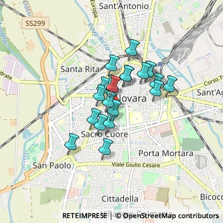 Mappa Viale Silvestro Curotti, 28100 Novara NO, Italia (0.6125)