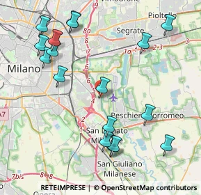 Mappa Via Montecassino, 20138 Milano MI, Italia (4.74235)