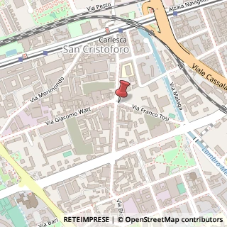 Mappa Via Franco Tosi, 2, 20143 Milano, Milano (Lombardia)