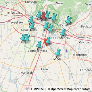 Mappa Via XXVII Gennaio, 25010 Montirone BS, Italia (7.66235)