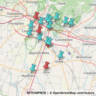 Mappa Via XXVII Gennaio, 25010 Montirone BS, Italia (7.35824)
