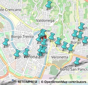 Mappa Via Trota, 37121 Verona VR, Italia (0.98)