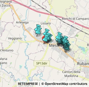 Mappa Via Galilei, 35035 Mestrino PD, Italia (1.119)