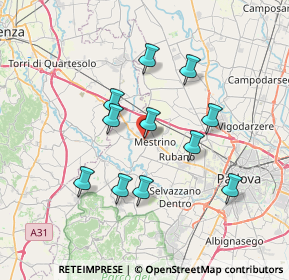 Mappa Via Galilei, 35035 Mestrino PD, Italia (6.37091)