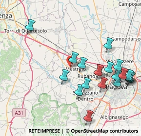 Mappa Via Galilei, 35035 Mestrino PD, Italia (8.861)