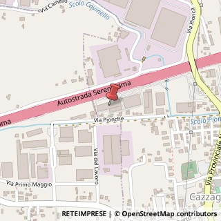 Mappa Via dell'Artigianato, 45, 30030 Pianiga, Venezia (Veneto)