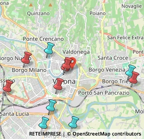 Mappa Corso Sant'Anastasia, 37121 Verona VR, Italia (2.44364)