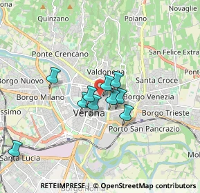 Mappa Corso Sant'Anastasia, 37121 Verona VR, Italia (1.56273)