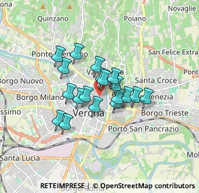Mappa Via delle Fogge, 37121 Verona VR, Italia (1.14263)