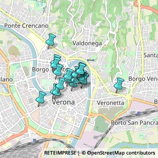 Mappa Corso Sant'Anastasia, 37121 Verona VR, Italia (0.5275)